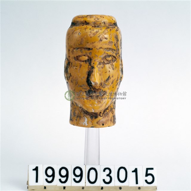 雙面人像琉璃珠