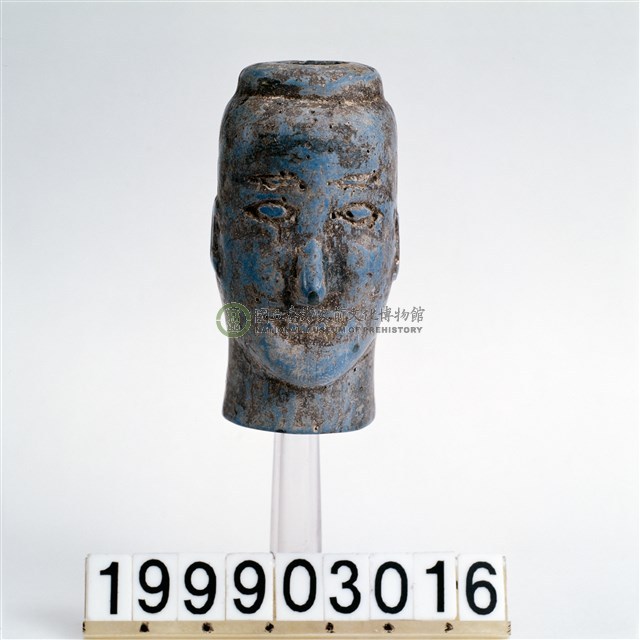 雙面人像琉璃珠