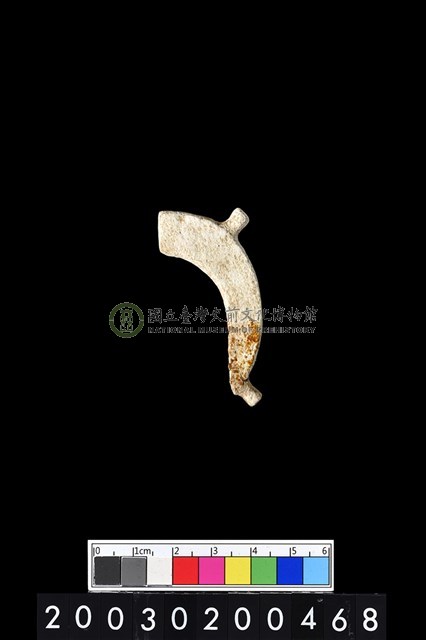 帶四突起環狀玦形玉耳飾