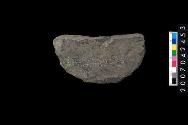 石環製作材料-中央帶啄痕打製圓板