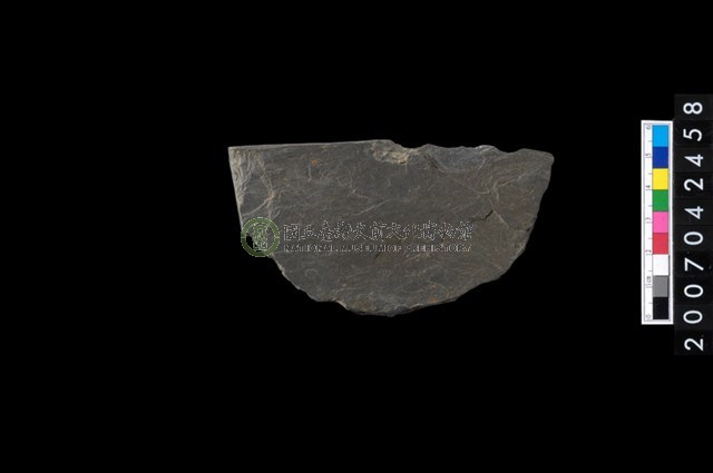 石環製作材料-中央帶啄痕打製圓板