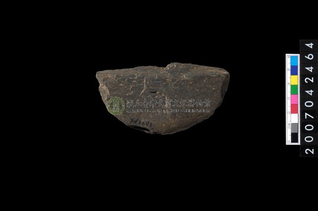 石環製作材料-中央帶啄痕打製圓板