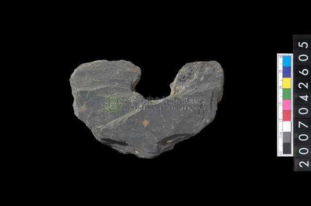 石環製作材料-中央帶小啄孔打製圓板