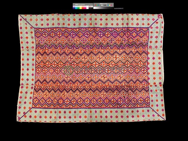 菱形紋幾何紋織錦