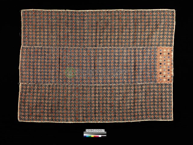 卍紋幾何紋織錦