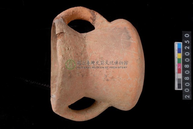 雙豎把帶流口小陶罐