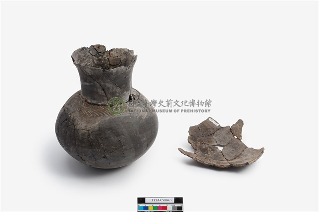 敞口高頸平底瓶(含蓋)