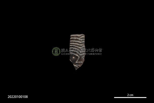 帶人面紋飾骨片