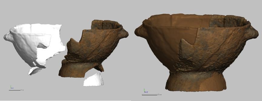 陶罐3D模型數位修復