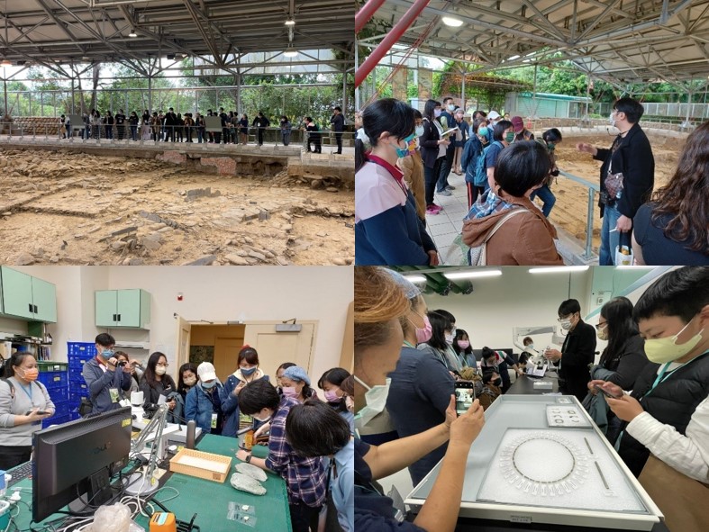 從考古遺址到博物館典藏庫，學員體驗了文物出土後的旅程