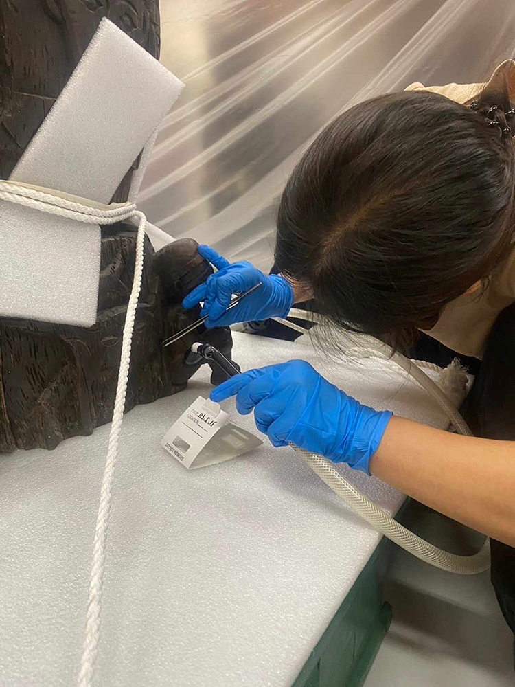 乾式清潔木質藏品