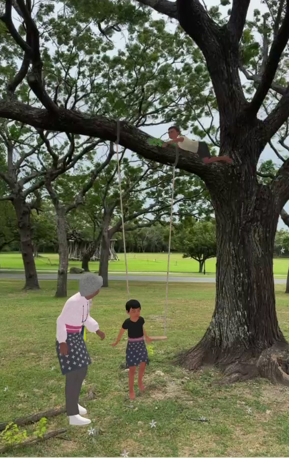 苦楝AR動畫故事截圖。