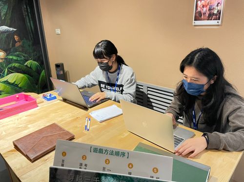 解謎闖關活動不只要練習解說,也有很多文書工作要處理